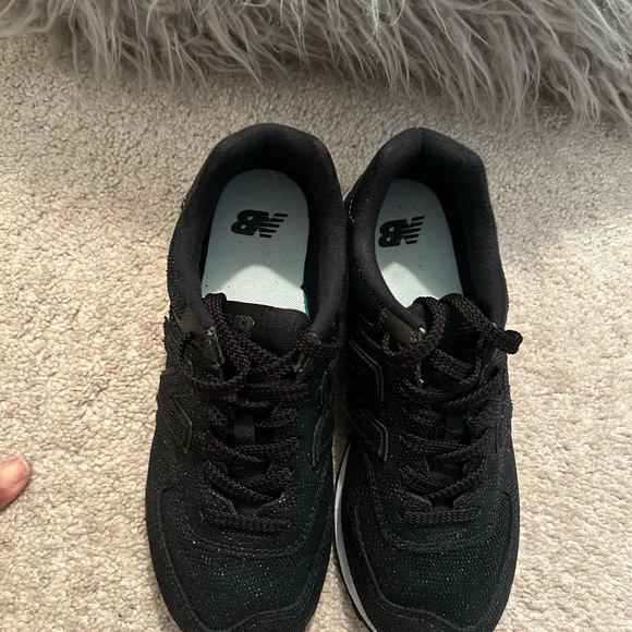 Black shimmer New Balance sneakers - Picture 10 of 12